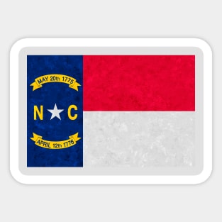 State flag of North Carolina Sticker